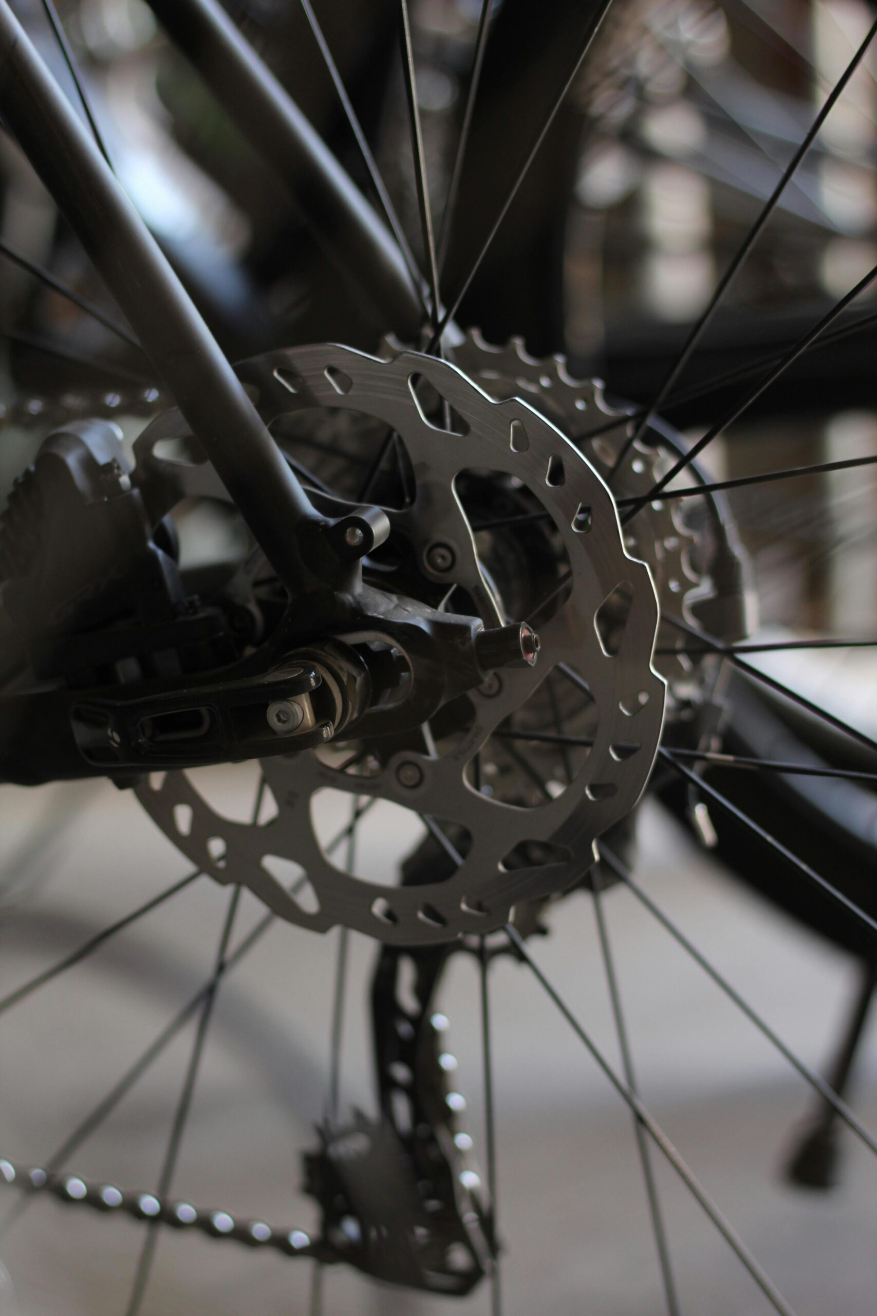 Detailed shot of a bicycle